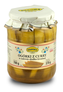 ogorki z curry w zal SK 700g